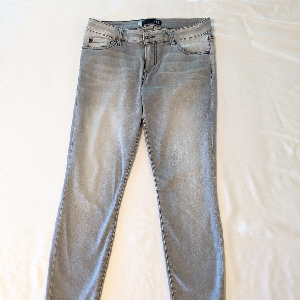 Kut From the Kloth Gray Skinny Jeans 6P